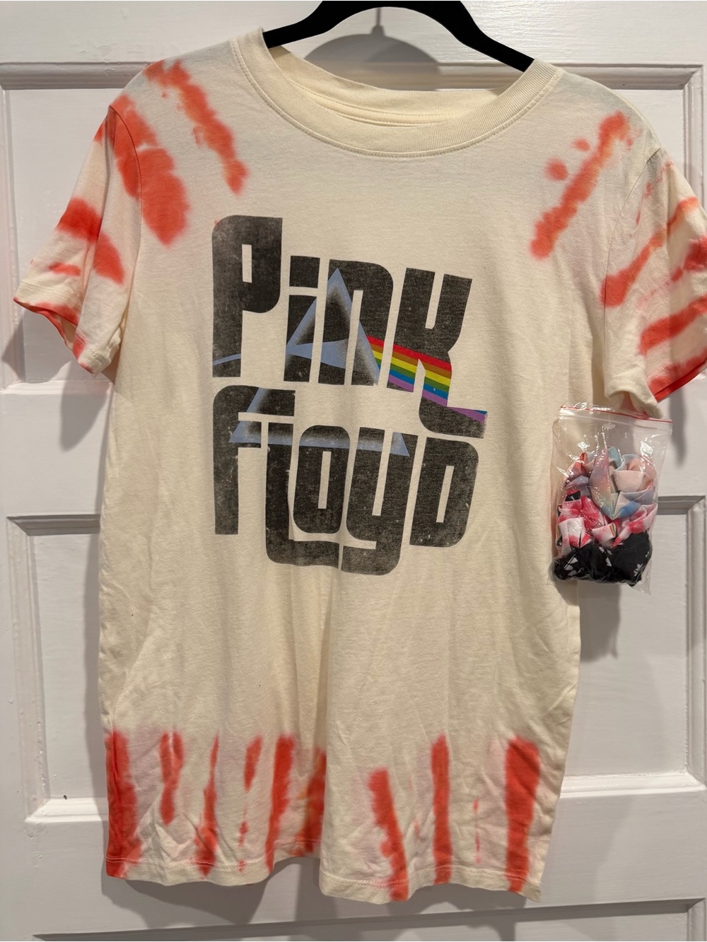 Pink Floyd tie dye cotton shirt size S
